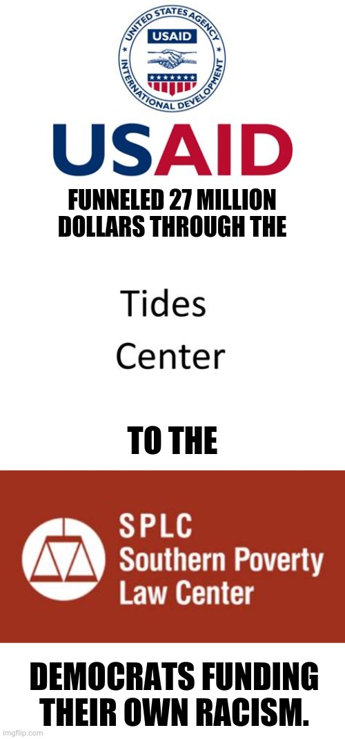 Democrats Funding Their Own Racism | funneled 27 million dollars through the; To the; Democrats funding their own racism. | image tagged in memes,politics,democratic party,paid,for,racists | made w/ Imgflip meme maker