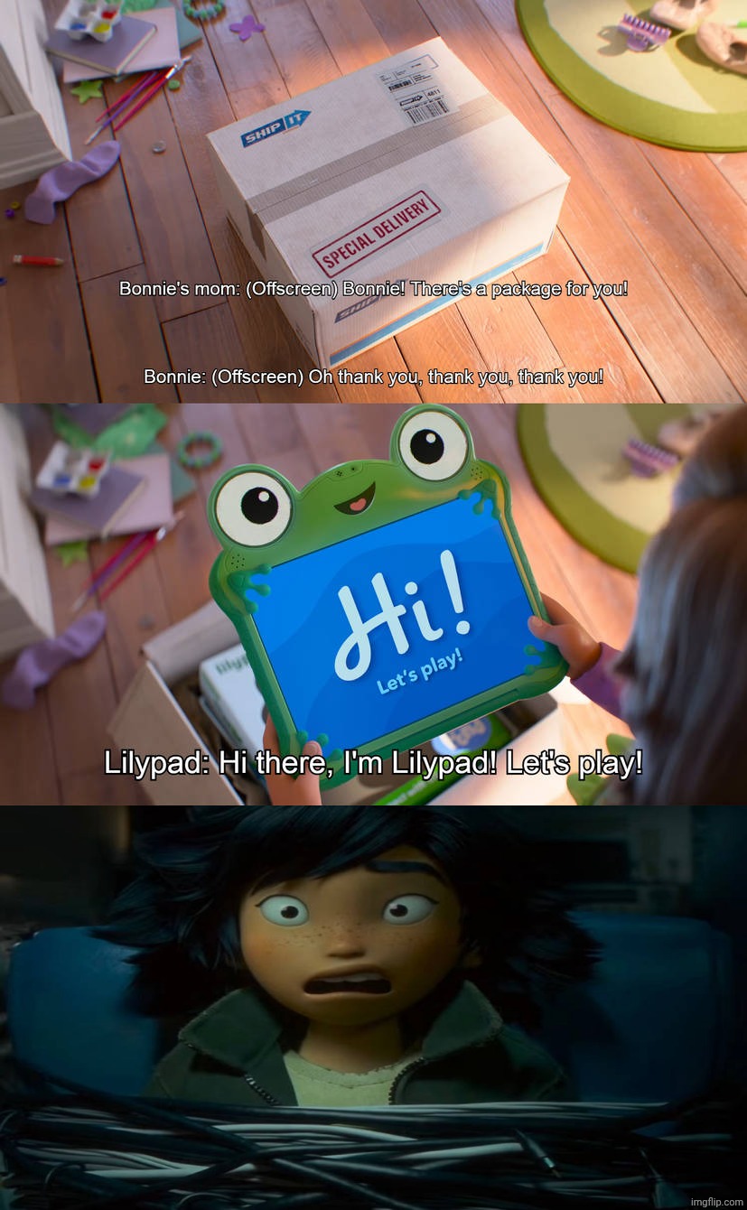 Mabel Tanaka reacts to Bonnie gets Lilypad? | image tagged in who reacts to bonnie gets lilypad,disney,pixar,toy story,hoppers,deviantart | made w/ Imgflip meme maker