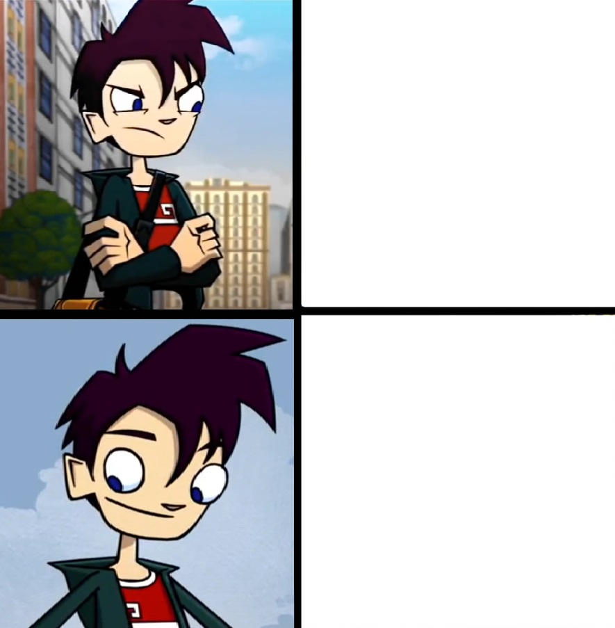 Randy Cunningham Drake Meme Blank Meme Template