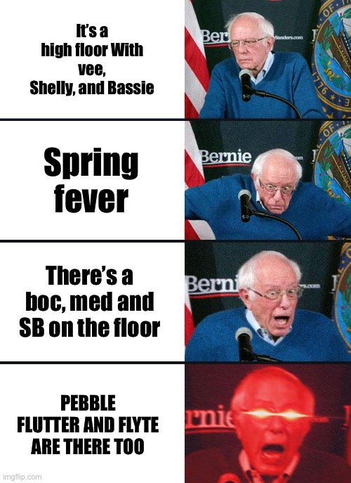 The 2nd Easter event be like (mod note: gah dayum that's a lot of stuff) | It’s a high floor With vee, Shelly, and Bassie; Spring fever; There’s a boc, med and SB on the floor; PEBBLE FLUTTER AND FLYTE ARE THERE TOO | image tagged in ahhhhhhhhhhhhhhhhhhhhhhhhhhhhhhhh,hhhhhhhhhhhhhhhhhhhhh,hhhhhhhhhhhhhhhhhhhhhh,no no no | made w/ Imgflip meme maker