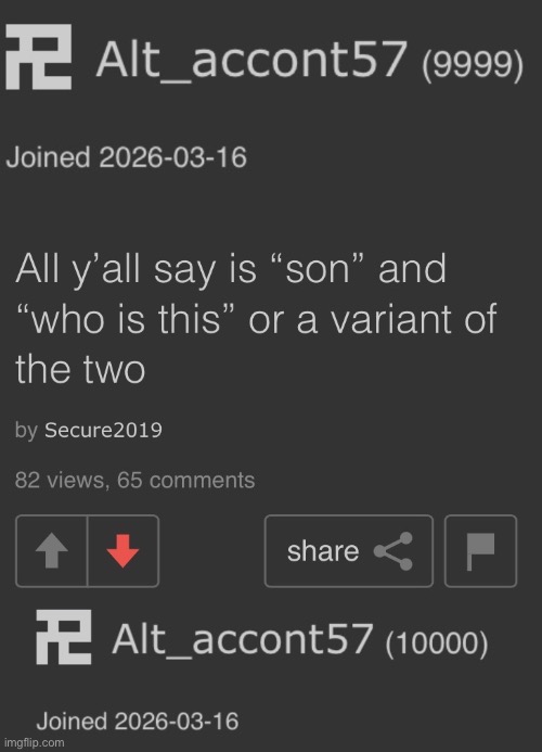1 down vote later… | image tagged in hi msmg | made w/ Imgflip meme maker