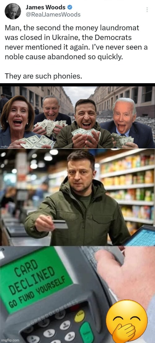 Zelensky got dumped | image tagged in zelensky with demorhhoids,zelensky card declined | made w/ Imgflip meme maker