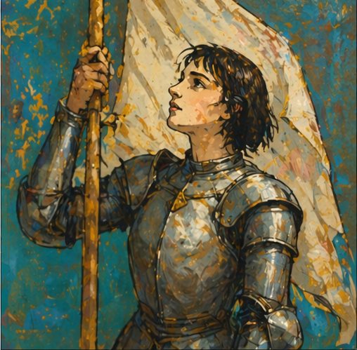Joan of arc Blank Meme Template
