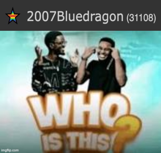 this mf is my first follow | image tagged in who is this | made w/ Imgflip meme maker