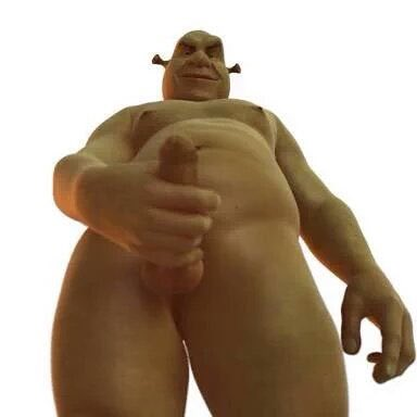 Shrek dick Blank Meme Template