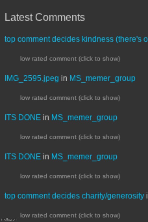 I just know he has to wait a solid 45 minutes between each comment with a score this low | made w/ Imgflip meme maker