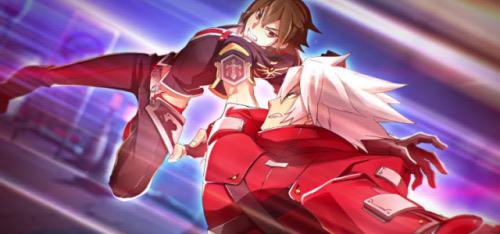 High Quality BlazBlue Ragna and Naoto Blank Meme Template