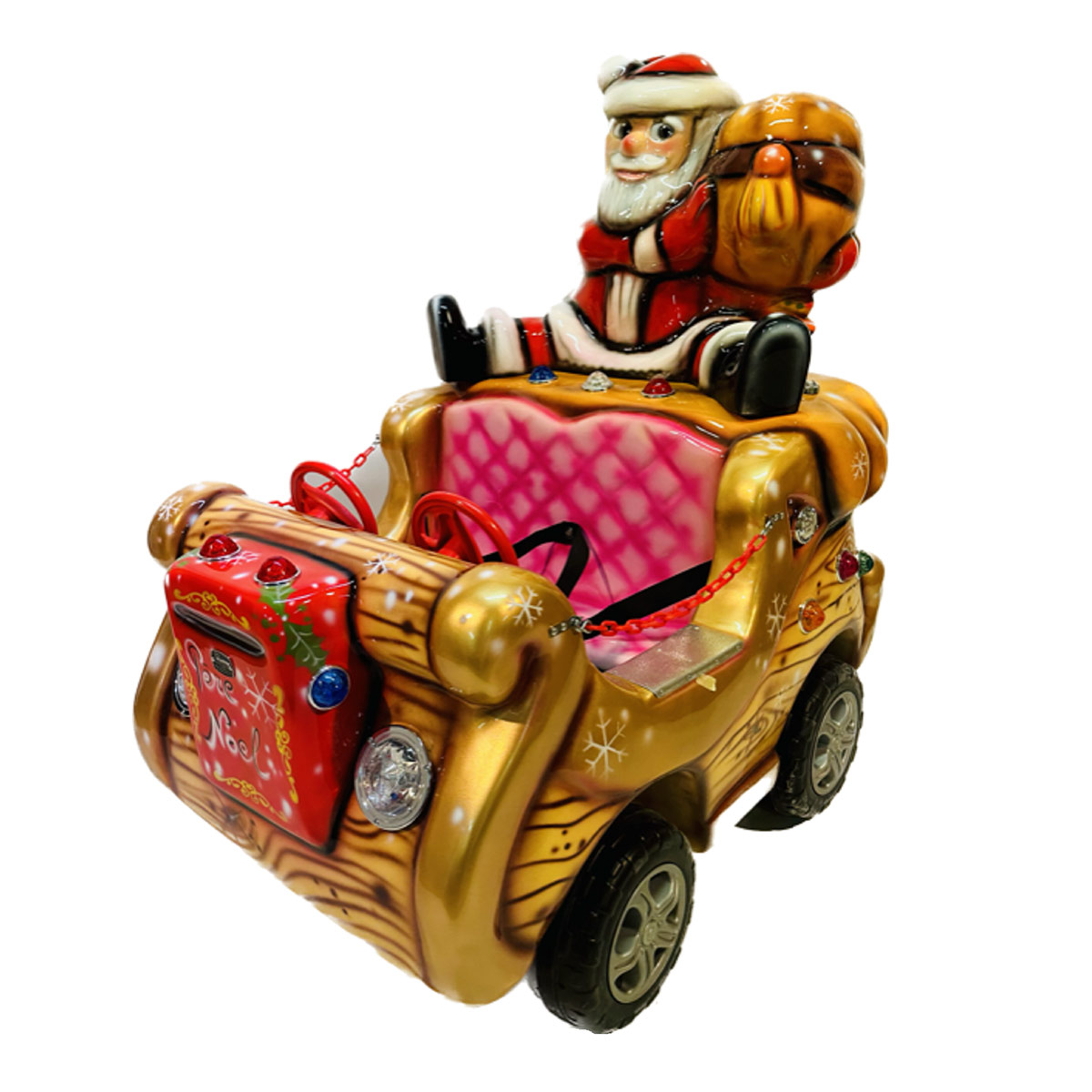 Santa Claus Car Mexican Fair Rides Blank Meme Template