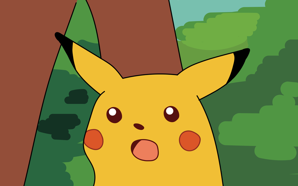 Surprise Pickachu Blank Meme Template