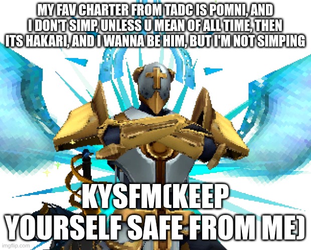 Gabriel Ultrakill | my fav charter from tadc is pomni, and I don't simp, unless u mean of all time, then its Hakari, and I wanna be him, but I'm not simping kys | image tagged in gabriel ultrakill | made w/ Imgflip meme maker