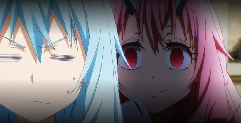 Rimuru and Shuna Blank Meme Template