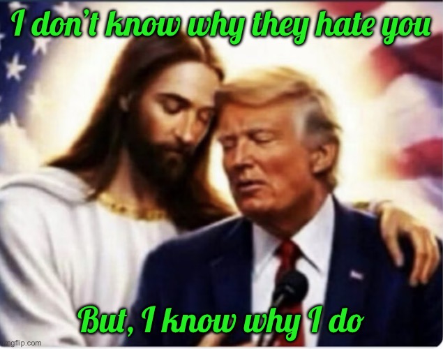 I don’t know why they hate you; But, I know why I do | image tagged in img_8747 jpeg | made w/ Imgflip meme maker