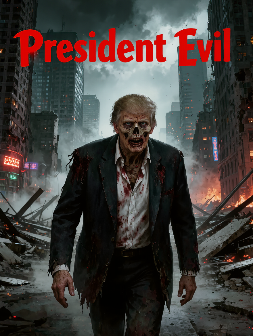 President Evil Blank Meme Template