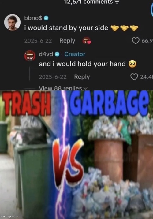 Tel & Aviv | image tagged in trash vs garbage | made w/ Imgflip meme maker
