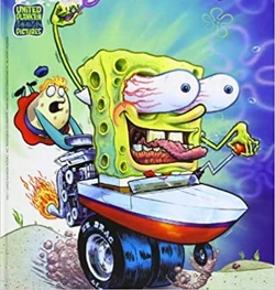 Spongebob and mrs. puff Blank Meme Template