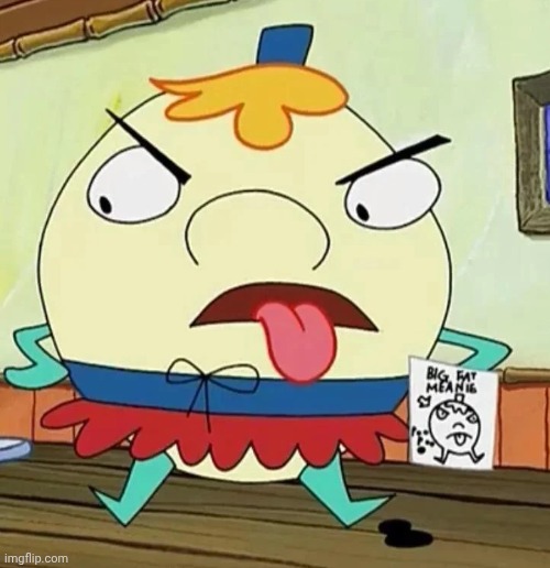 Big fat meanie | image tagged in big fat meanie | made w/ Imgflip meme maker