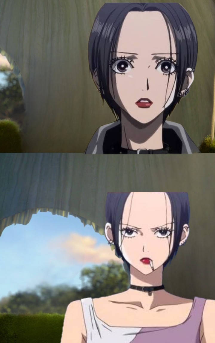 Nana Tells Who Off ? Blank Meme Template