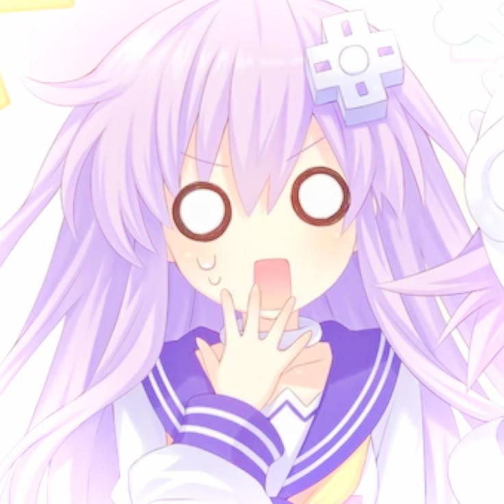 Nepgear shocked reaction Blank Meme Template
