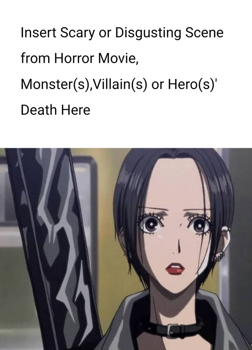 Nana Gets Shocked at what ? Blank Meme Template