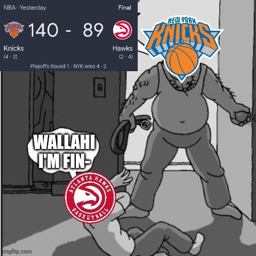 Holy belt 2 ahh in Game 6! | image tagged in dad belt template,new york knicks,atlanta hawks,nba,nba memes | made w/ Imgflip meme maker
