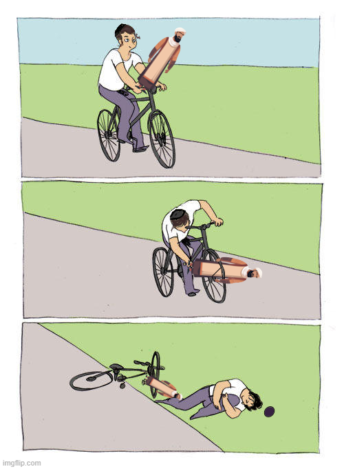 Bike Fail Chosen Ones Blank Meme Template