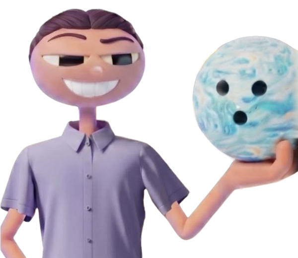 Jack Jackson Holding Bowling Ball Blank Meme Template