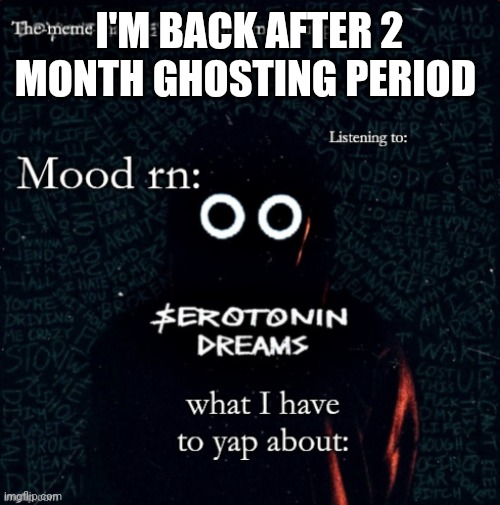 Using ts on a phone ⚘ | I'm back after 2 month ghosting period | image tagged in the-meme-master_99 announcement temp | made w/ Imgflip meme maker