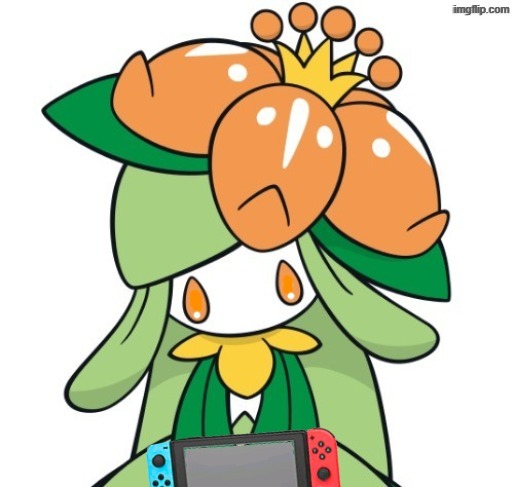 Nintendo Switch Lilligant | image tagged in nintendo switch lilligant | made w/ Imgflip meme maker