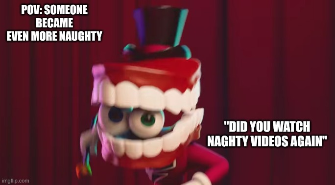 Cain is suspitious of you | pov: someone became even more naughty; "did you watch naghty videos again" | image tagged in screenshot 2026-04-30 12 56 01 pm png | made w/ Imgflip meme maker