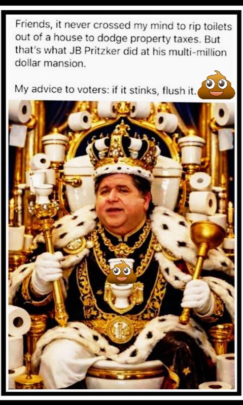King Pritzker Blank Meme Template
