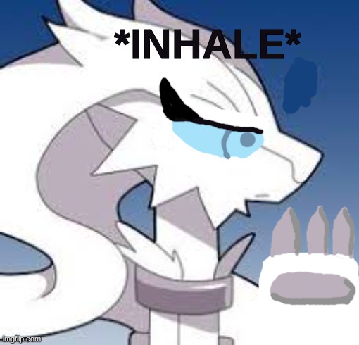 Verita the Reshiram annoyed Blank Meme Template