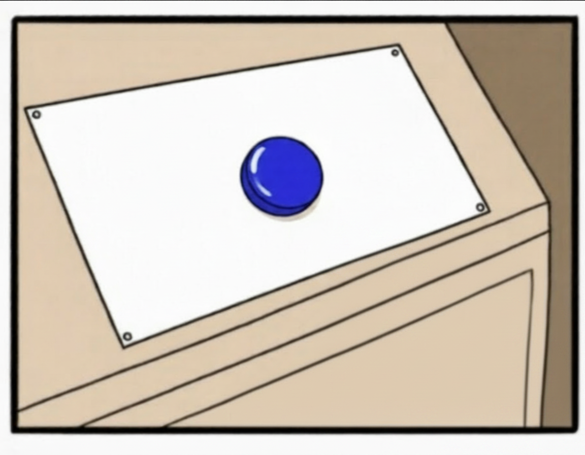 Two buttons only one button Blank Meme Template