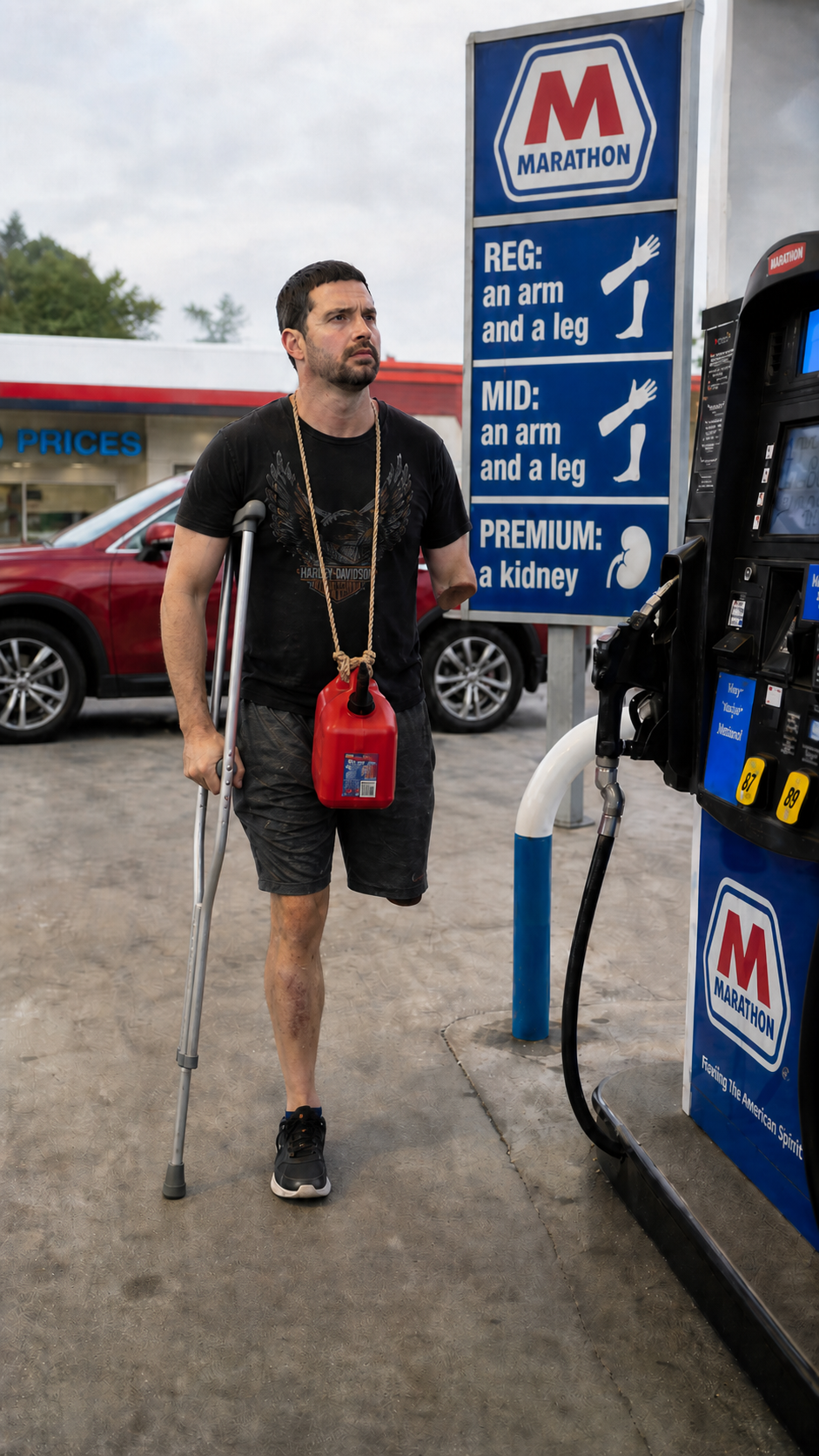 High Quality Getting Gas Blank Meme Template