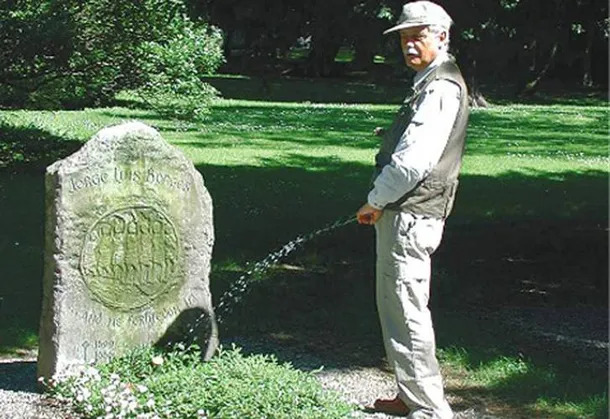 pee on the grave Blank Meme Template
