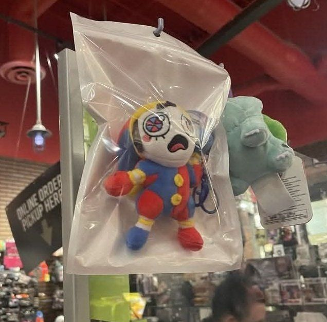 Pomni Screaming In A Bag Blank Meme Template