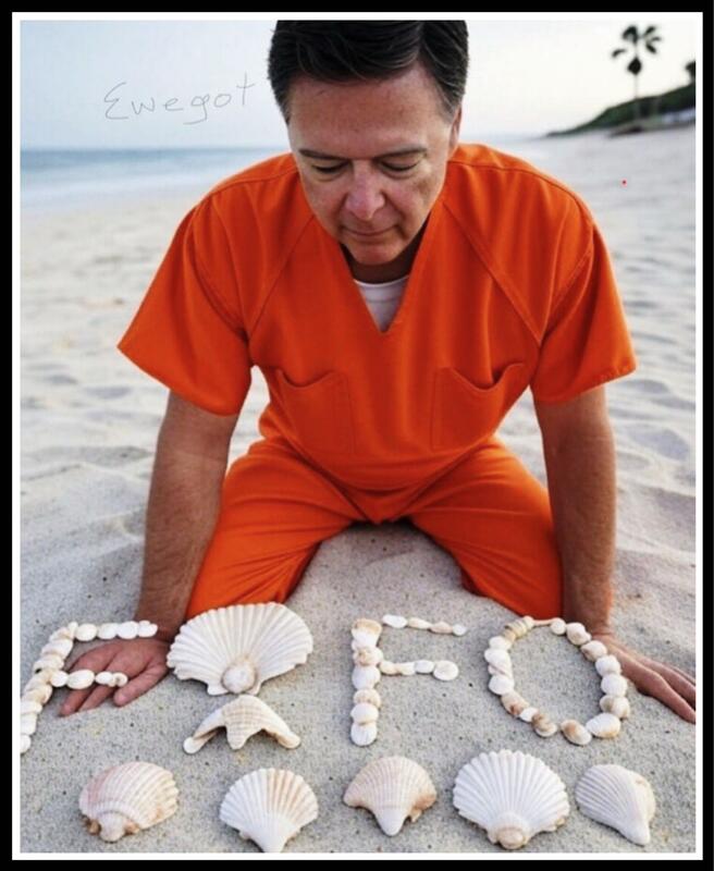 James Comey prison uniform Blank Meme Template