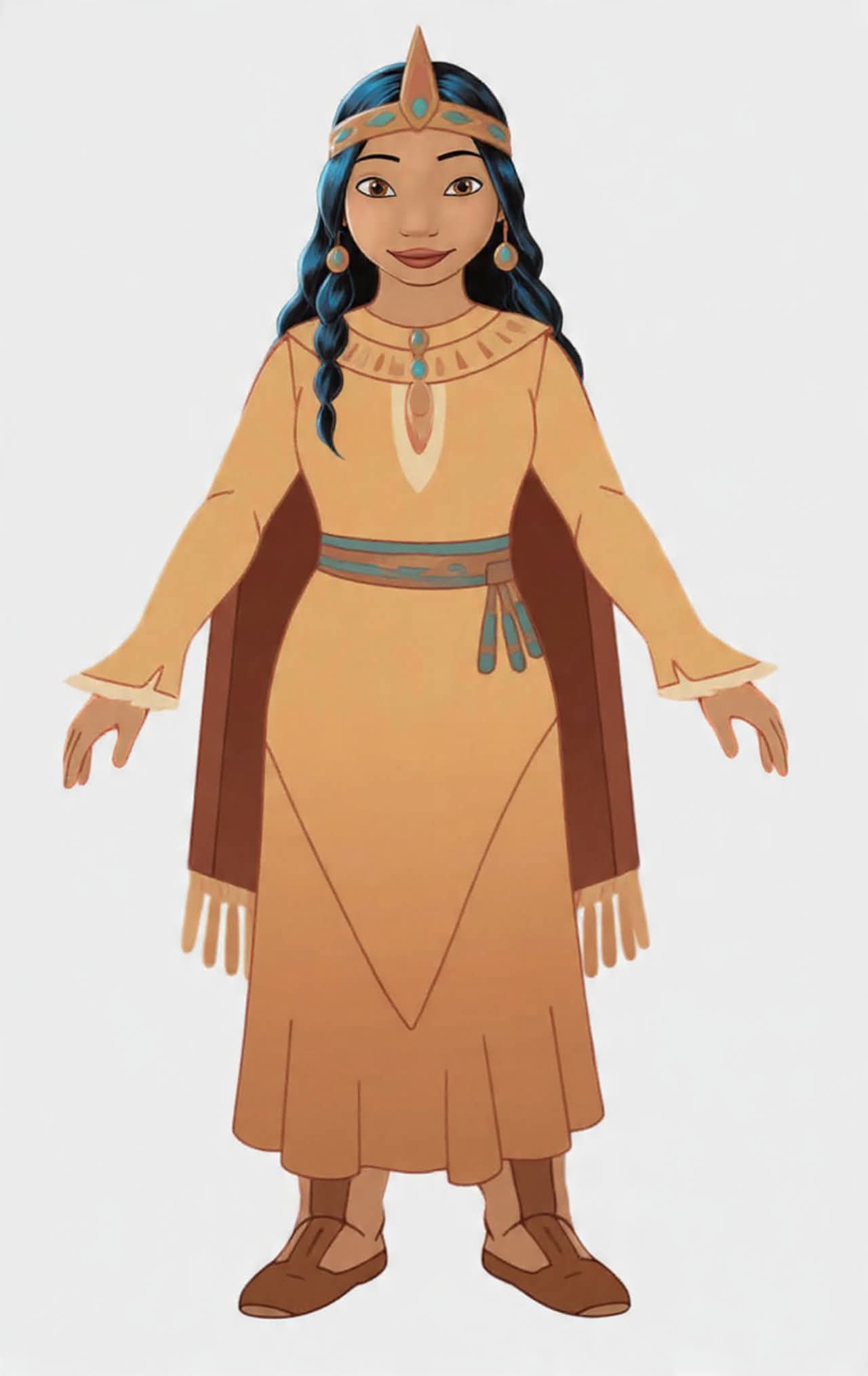 Princess Nita (Native Alaskan Beauty) Blank Meme Template