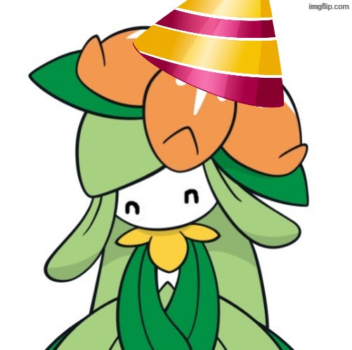 Happy Lilly | image tagged in happy lilligant | made w/ Imgflip meme maker
