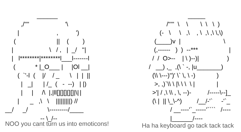 Emoticon chad and crybaby Blank Meme Template