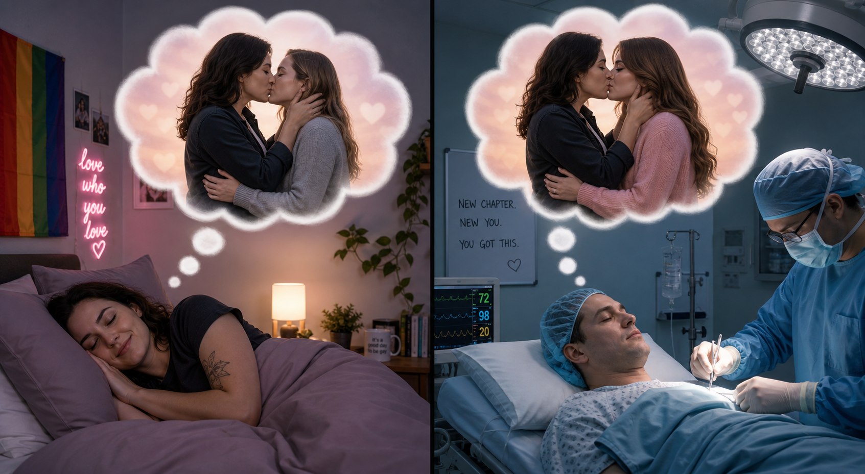 Trans activist cannot erase lesbians Blank Meme Template