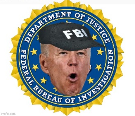 Joe Biden's FBI logo | image tagged in joe biden's fbi logo | made w/ Imgflip meme maker
