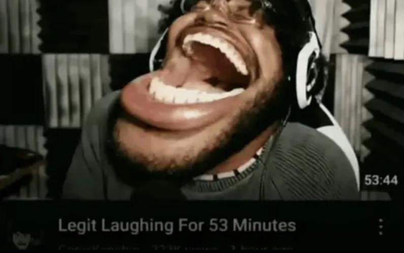 image tagged in legit laughing for 53 minutes | made w/ Imgflip meme maker