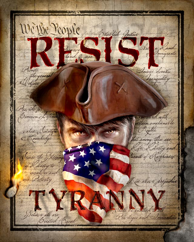 Resist Tyranny We the People Blank Meme Template
