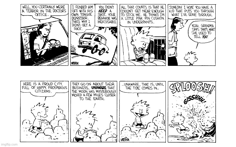 image tagged in calvin and hobbes,comics | made w/ Imgflip meme maker