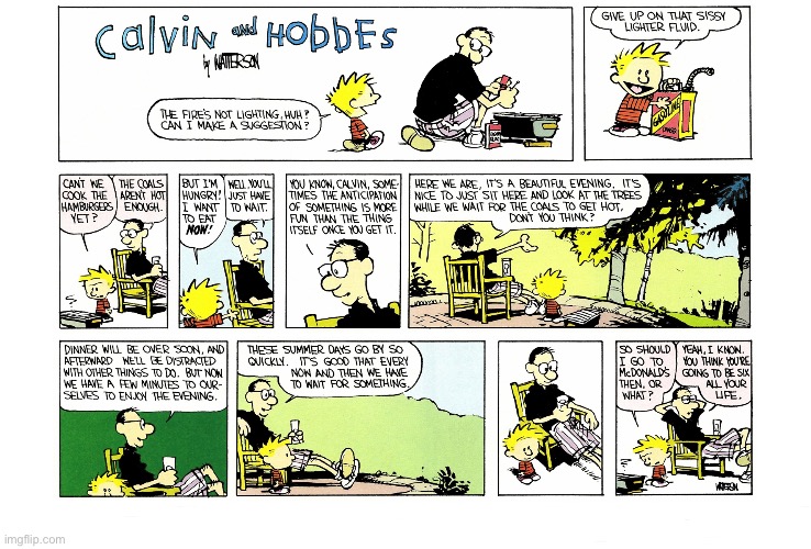 image tagged in calvin and hobbes,comics | made w/ Imgflip meme maker