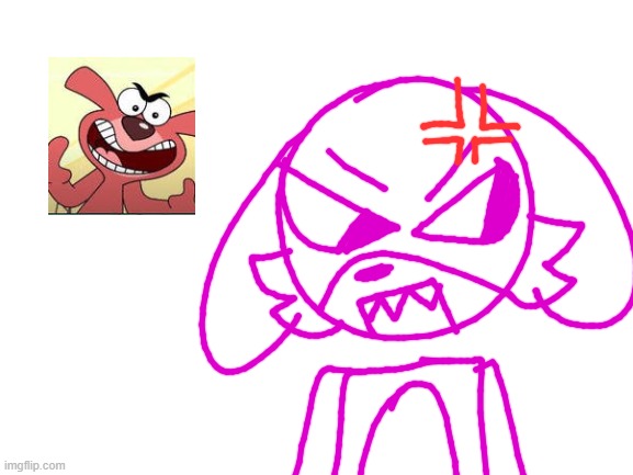 Doggy Don is angry! | image tagged in blank white template | made w/ Imgflip meme maker