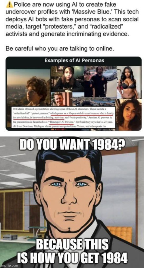 How you get 1984 | image tagged in archer do you want 1984,big,government | made w/ Imgflip meme maker