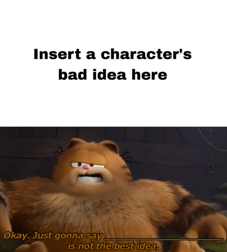 Vic Knew What Is A Bad Idea? Blank Meme Template