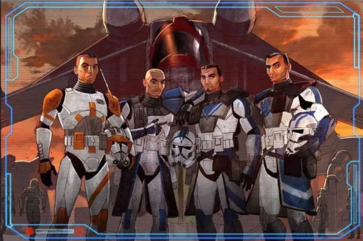 Clone Wars Squad Blank Meme Template