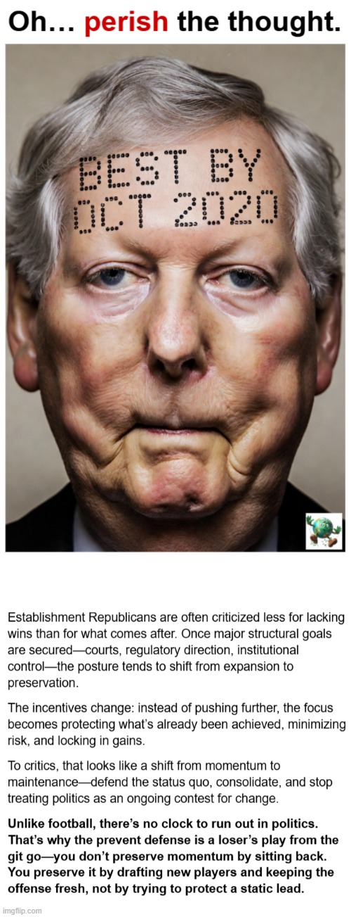 Have some establishment Republicans outlived their usefulness? | image tagged in maga,conservatives,establishment | made w/ Imgflip meme maker